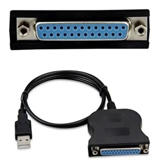 CABLE ADAPTADOR USB A PUERTO PARALELO DB25 IMPRESORA - T219 - 7