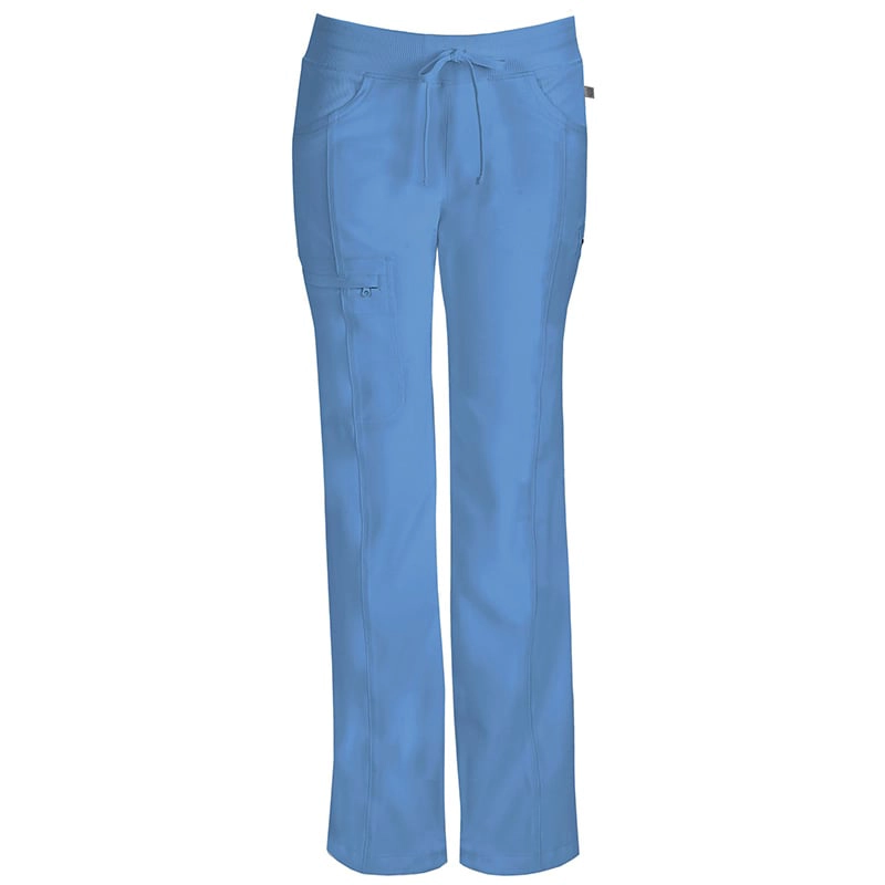 PANTALÓN MUJER CHEROKEE AZUL ELECTRICO INFINITY 1123A - UNIFORMES CLÍNICOS - 2