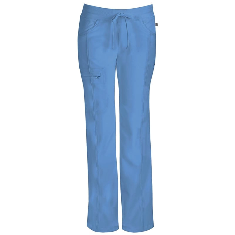 PANTALÓN MUJER CHEROKEE AZUL ELECTRICO INFINITY 1123A - UNIFORMES CLÍNICOS - 2