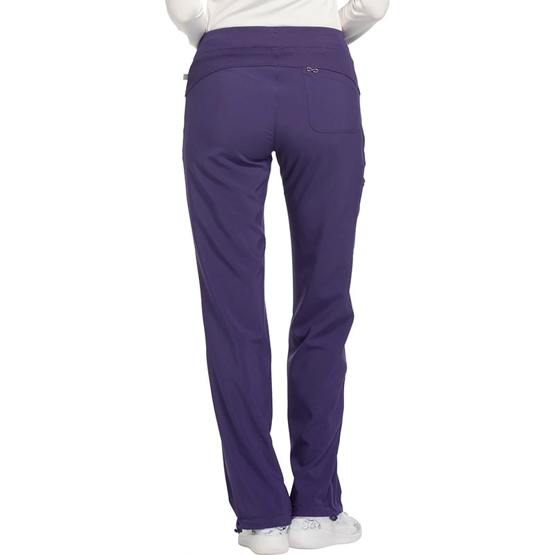 PANTALÓN MUJER CHEROKEE AZUL ELECTRICO INFINITY 1123A - UNIFORMES CLÍNICOS - 3