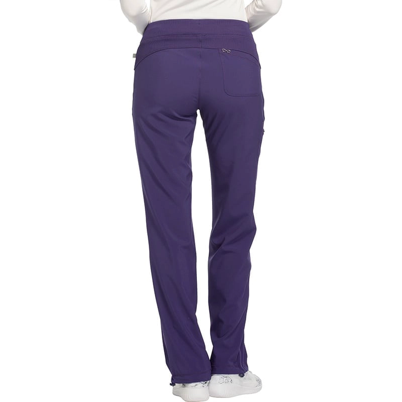 PANTALÓN MUJER CHEROKEE AZUL ELECTRICO INFINITY 1123A - UNIFORMES CLÍNICOS - 3