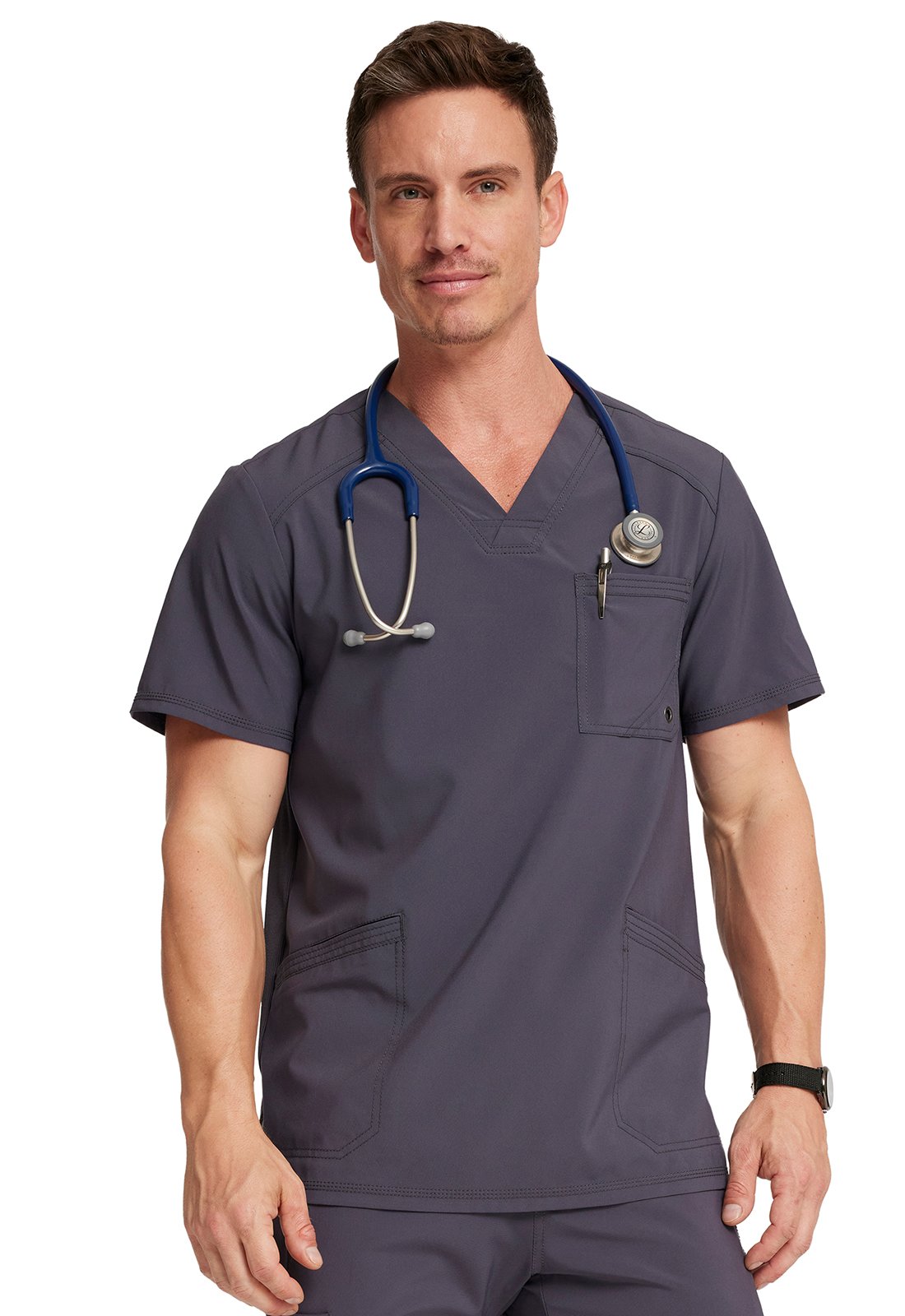 POLERA HOMBRE CHEROKEE INFINITY CK900A - UNIFORMES CLÍNICOS - 1