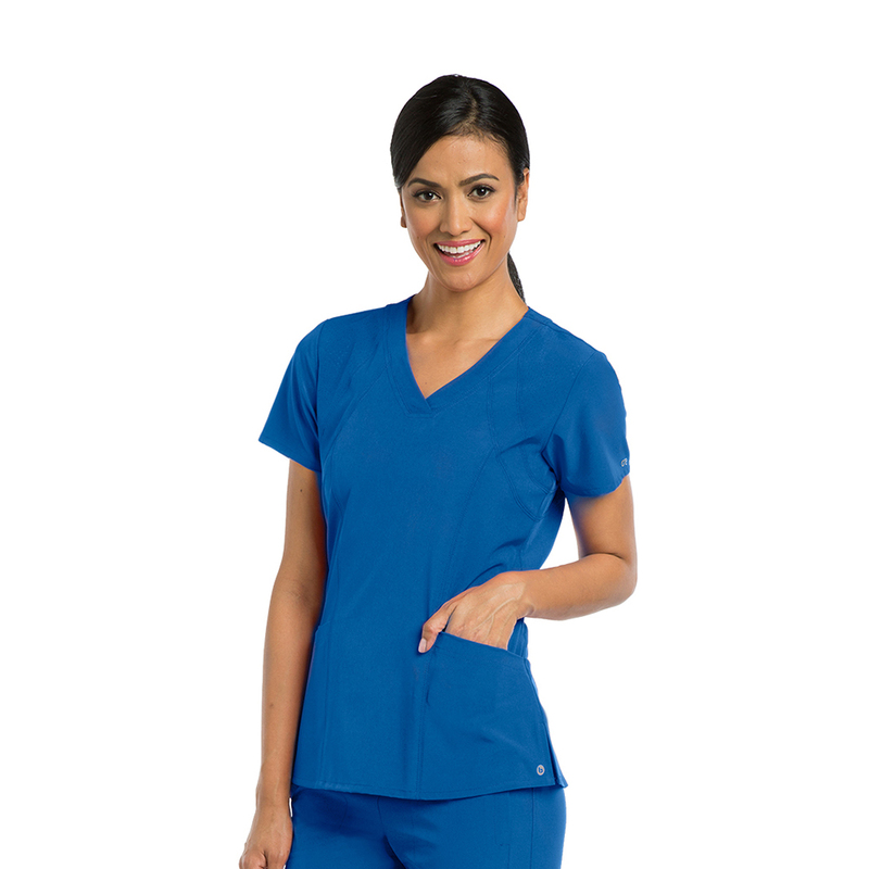 POLERA MUJER BARCO 5105 - UNIFORMES CLÍNICOS - 1