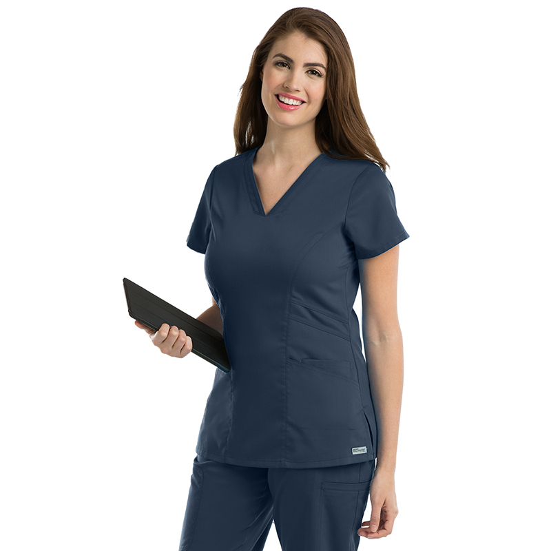 POLERA MUJER BARCO 41452 - UNIFORMES CLÍNICOS - 1