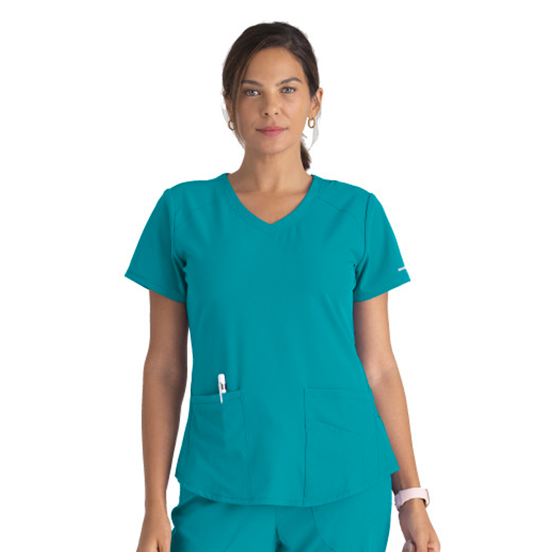 POLERA MUJER BARCO SK101 - UNIFORMES CLÍNICOS - 1