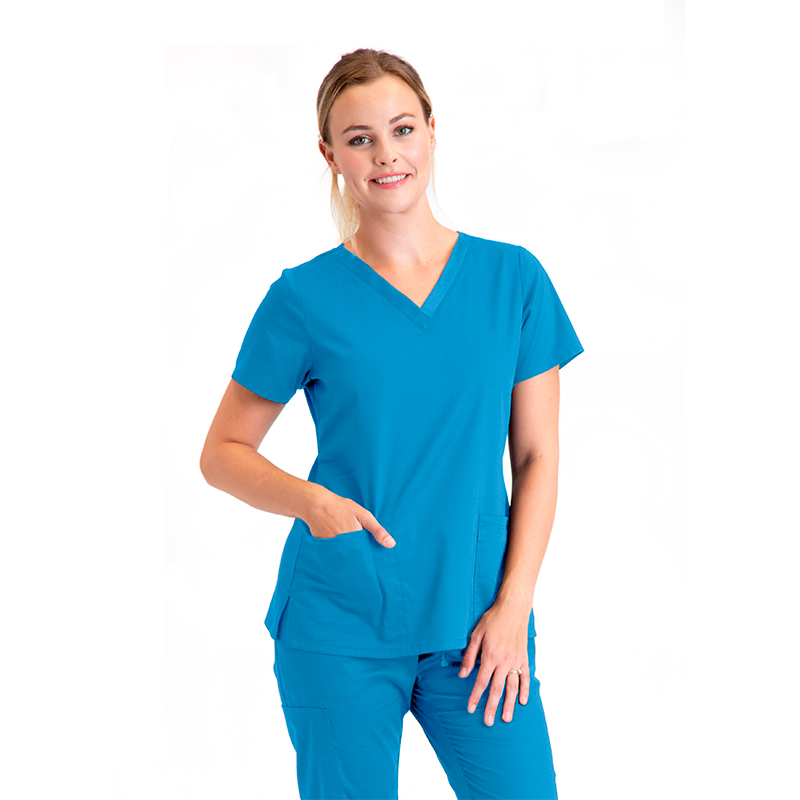 POLERA MUJER BARCO BE001 - UNIFORMES CLÍNICOS - 1