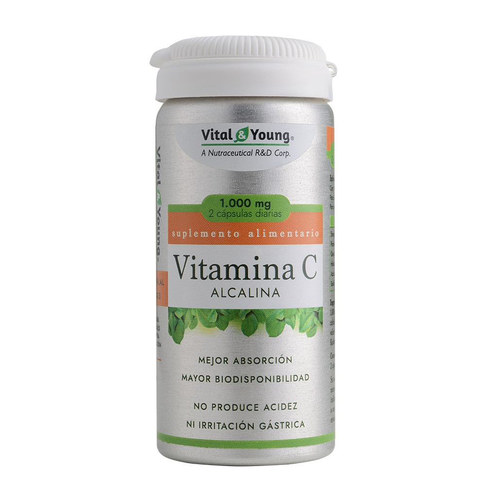 VITAMINA C ALCALINA 60 CÁPSULAS 1.000 MG - 1