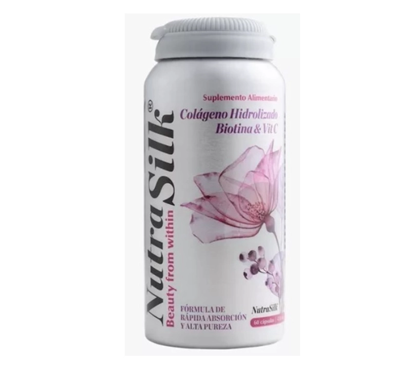 SUPLEMENTO ALIMENTICIO VITAL & YOUNG NUTRA SILK COLÁGENO HIDROLIZADO BIOTINA Y VITAMINA C - 1
