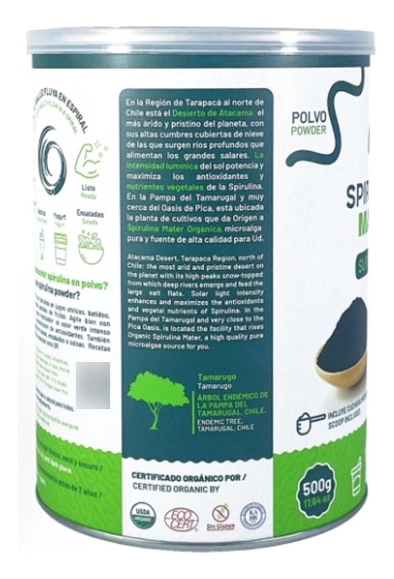 PACK ESPIRULINA EN POLVO 2 X 500G. - 2