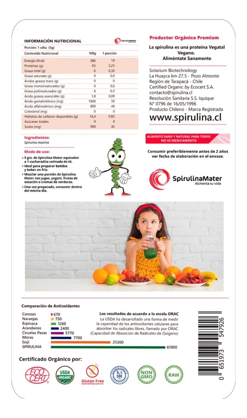 PACK ESPIRULINA EN POLVO 2 X 500G. - 3