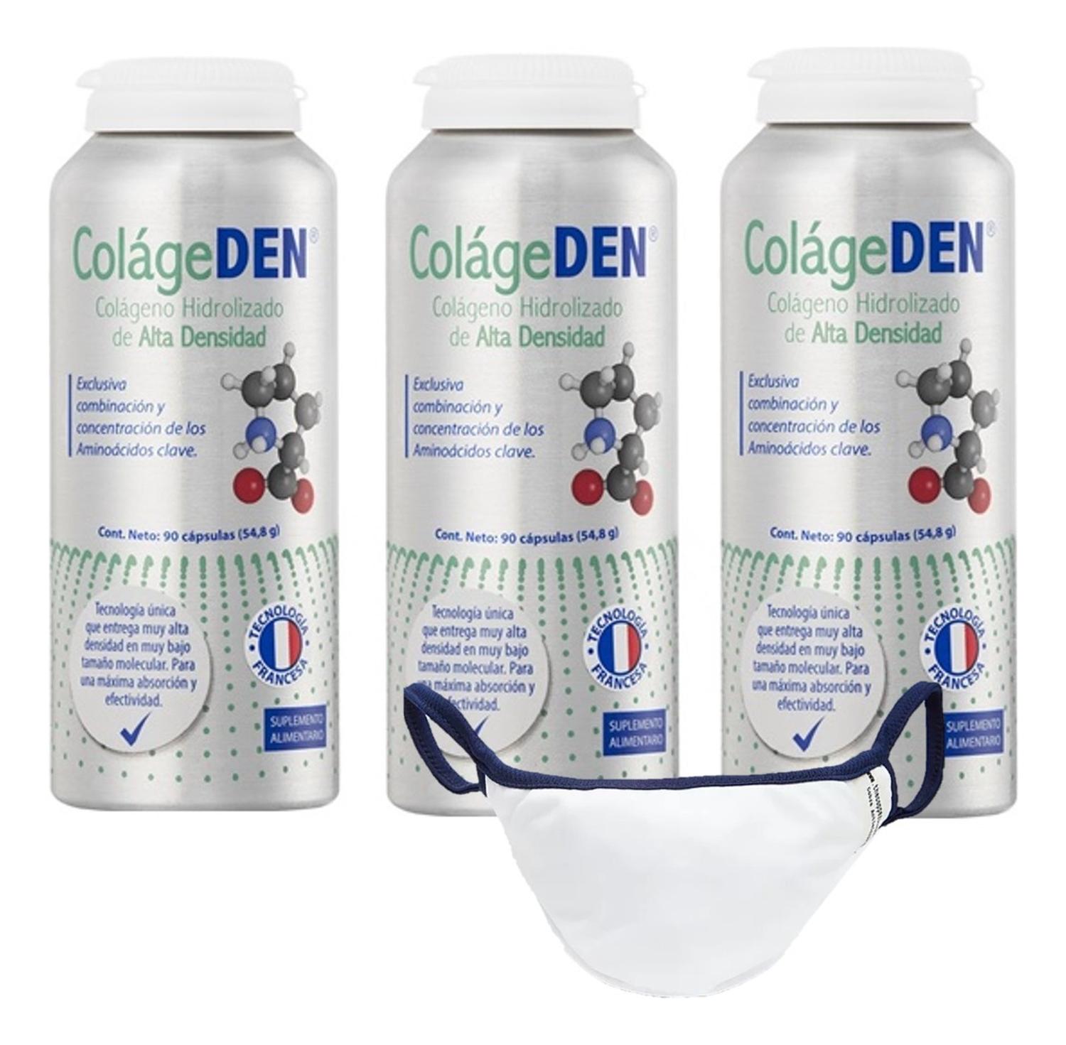PACK COLÁGENO VITAL & YOUNG COLAGEDEN 3 MESES + MASCARILLA CON COBRE - 1