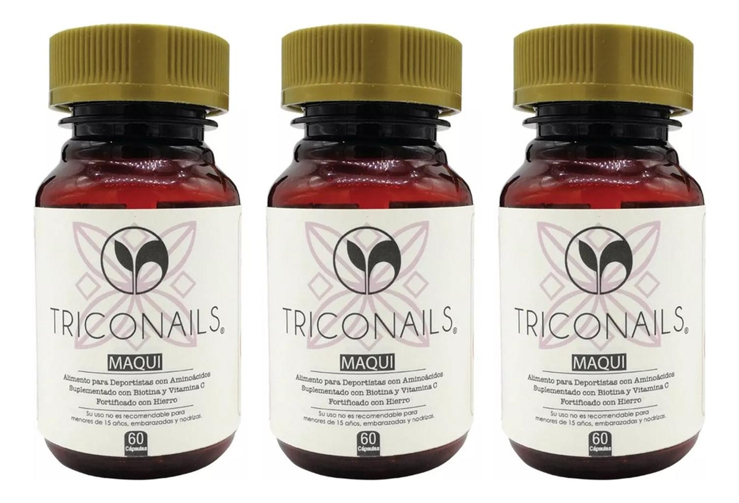 PACK TRICONAILS X3 - FORTALECE PELO, UÑAS Y PIEL - 1