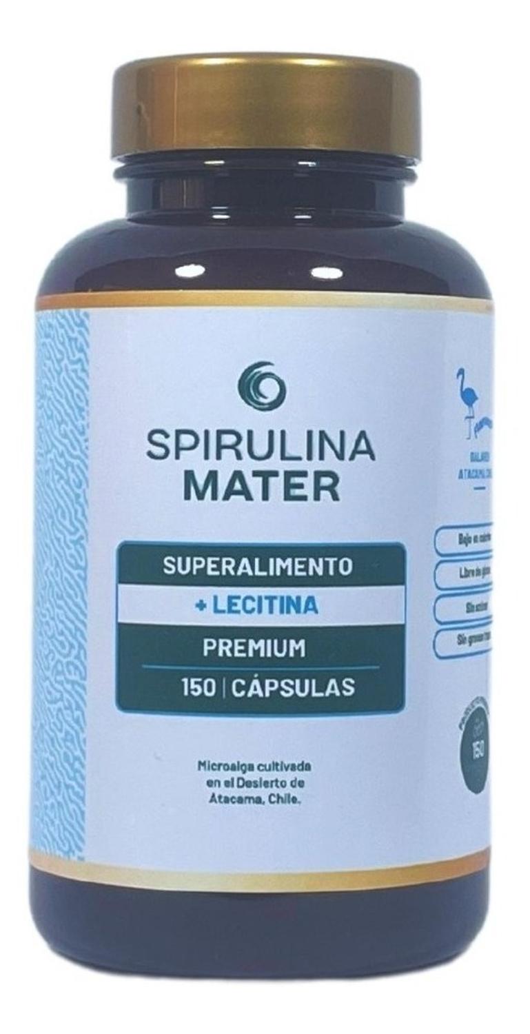 SUPLEMENTO ALIMENTICIO SPIRULINA MATER SPIRULINA + LECITINA 100% NATURAL - 1