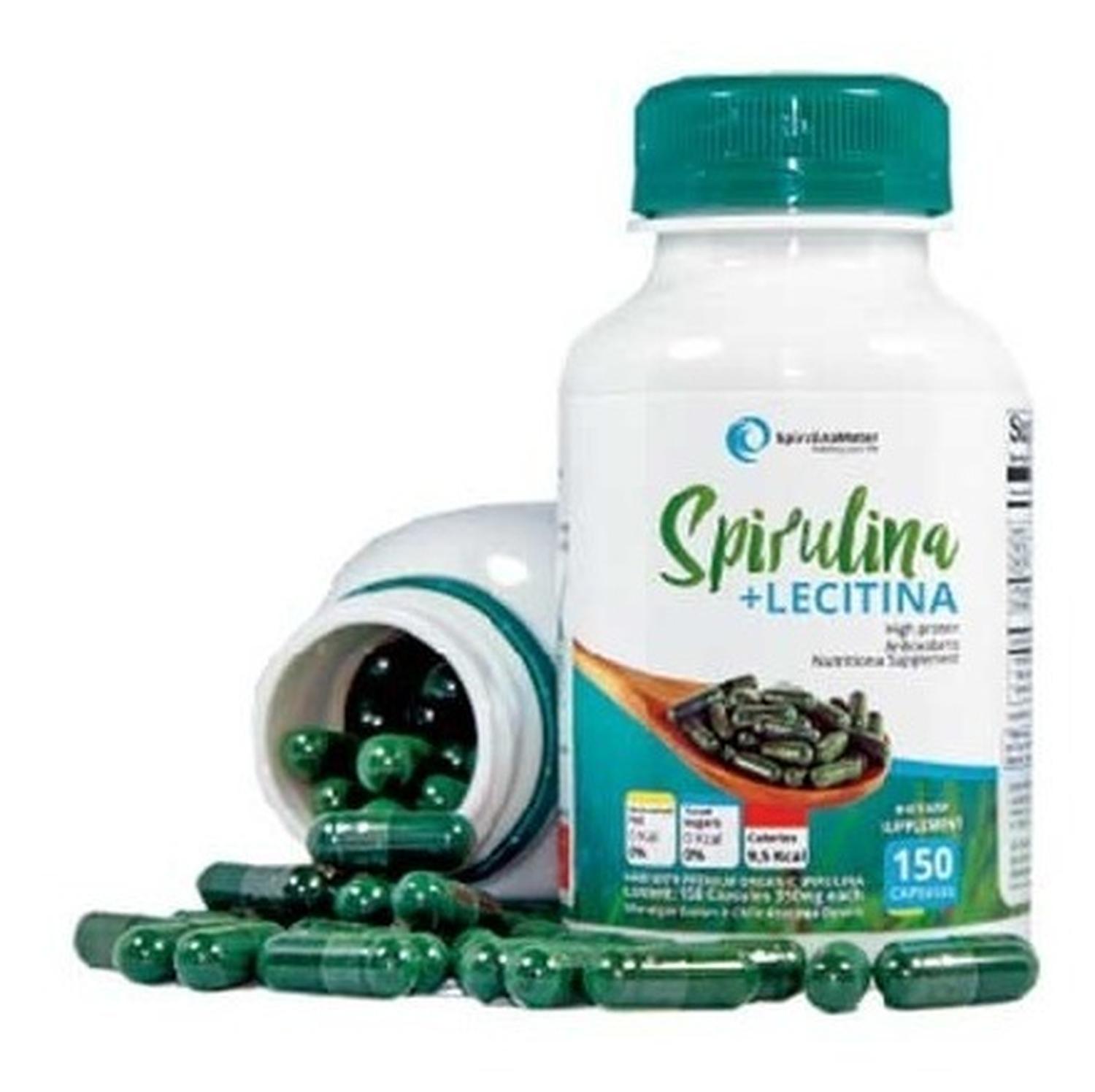 SUPLEMENTO ALIMENTICIO SPIRULINA MATER SPIRULINA + LECITINA 100% NATURAL - 3