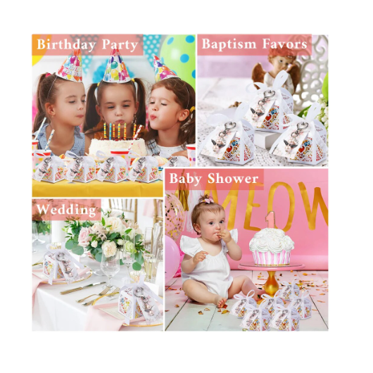 LLAVERO DE ANGEL PARA BABY SHOWER RECUERDO BODA PACK 24PCS - 3