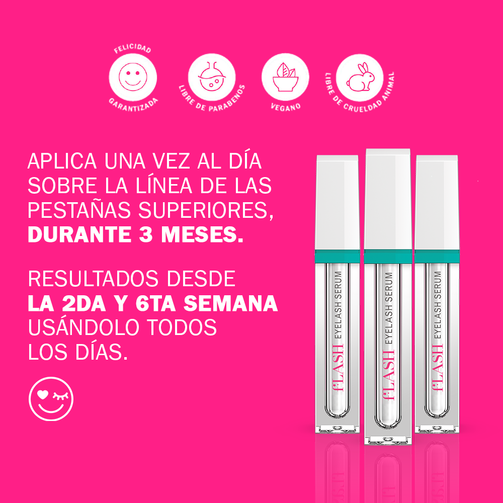 SERUM FLASH 2 ML PARA CRECIMIENTO DE PESTAÑAS - 4