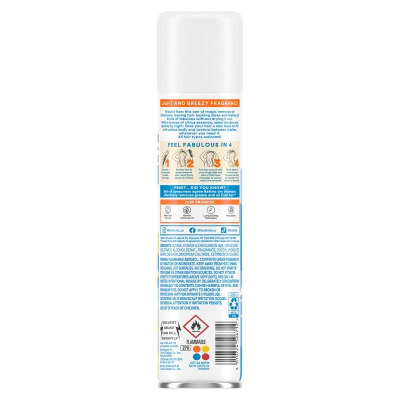 PACK 2 BATISTE 200 ML FRESH - 3