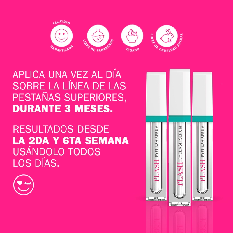 FLASH SERUM PARA CRECIMIENTO DE LAS PESTAÑAS 2 ML+ ENCRESPADOR DE PESTAÑAS BETER - 7
