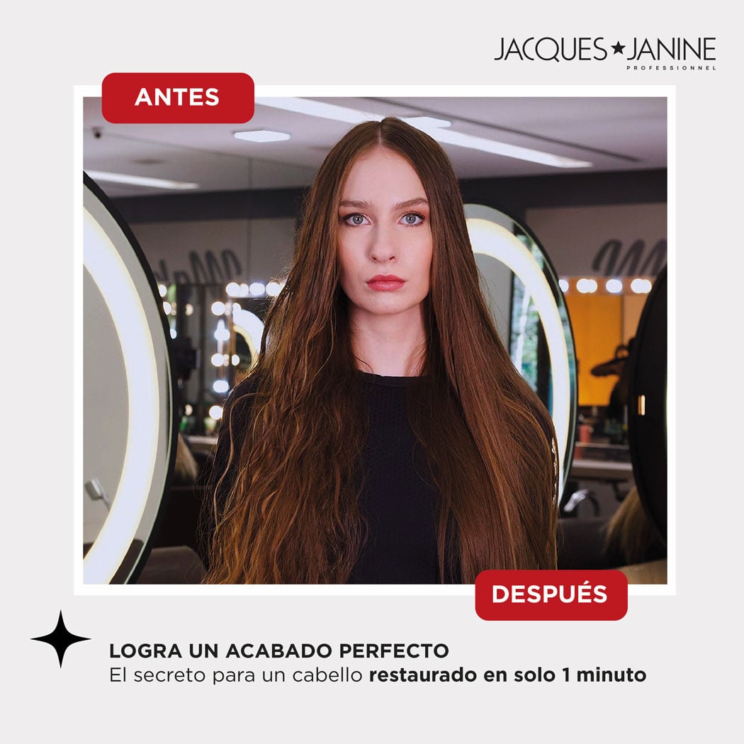 ACONDICIONADOR INTENSIVO PARA BRILLO Y SUAVIDAD BLINDAJE CAPILAR JACQUES JANINE 270ml - 5