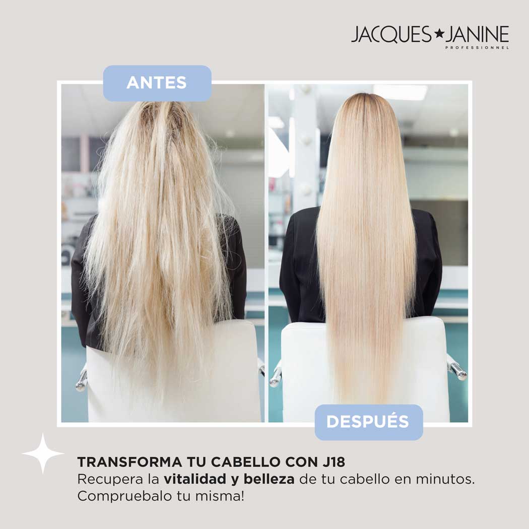 TRATAMIENTO CAPILAR SIN ENJUAGUE J18 RESTAURACIÓN Y PROTECCIÓN 30ML JACQUES JANINE - 5