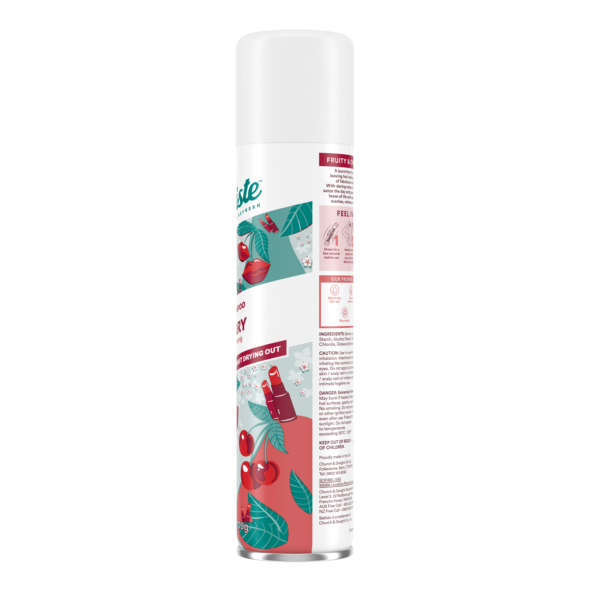 SHAMPOO EN SECO CHERRY BATISTE 200ML - 2
