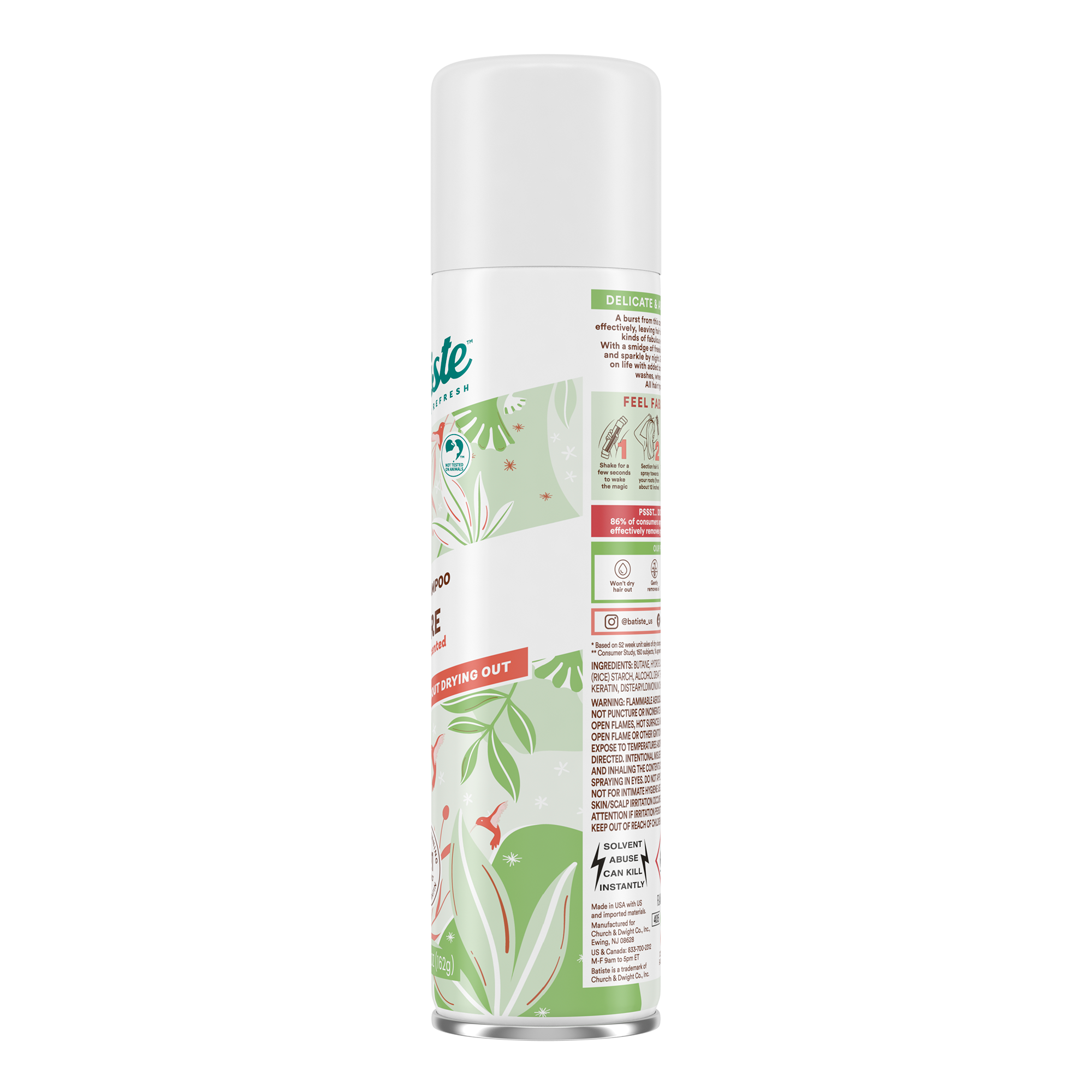 BATISTE SHAMPOO SECO BARE AROMA LIGERO 200ML - 2