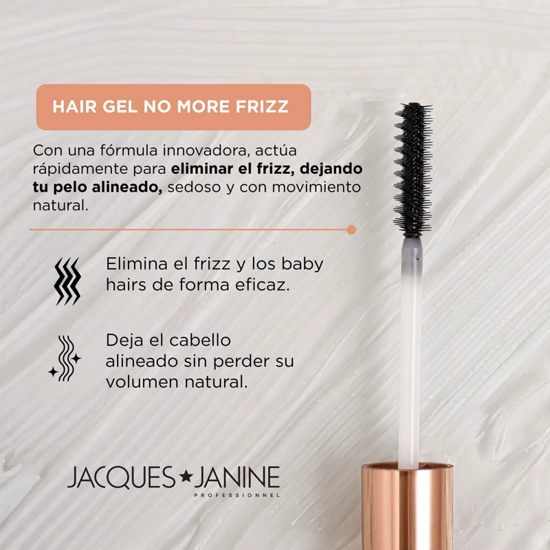 GEL FINALIZADOR NO MORE FRIZZ, CEPILLO EFECTO CLEAN LOOK Y BRILLO NATURAL 7ML - 2