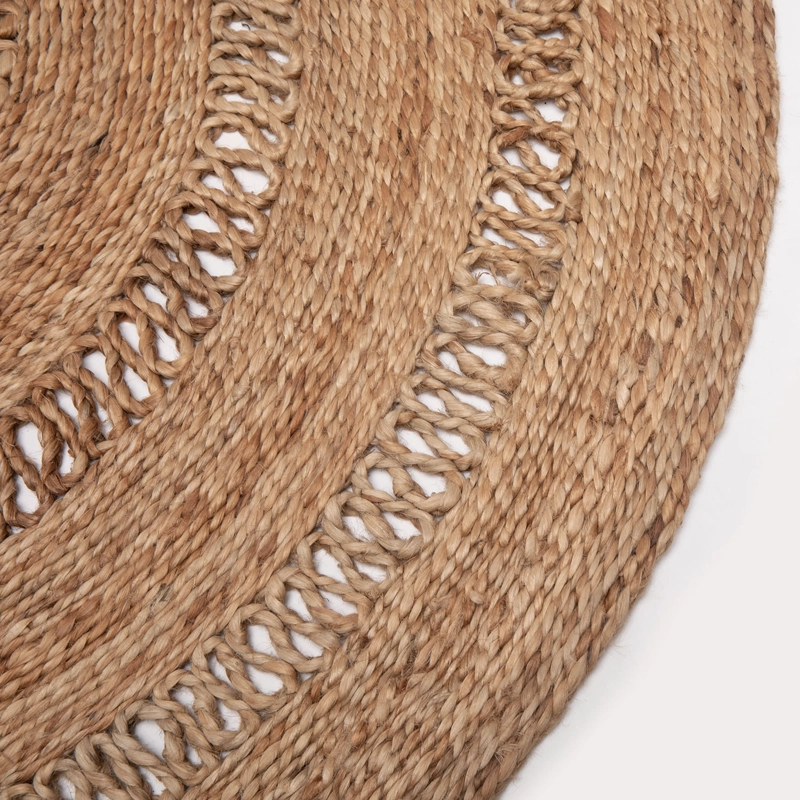 ALFOMBRA FORM DESIGN YUTE OASIS CRUDO NATURAL 150 X 150 CM - 4