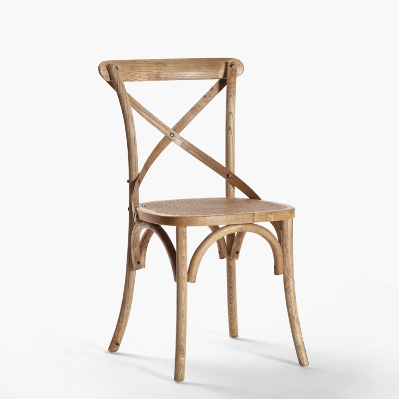 SILLA FORM DESIGN TRADITION JUNCO 1 CUERPO MADERA OLMO ENVEJECIDO CAFE - 3