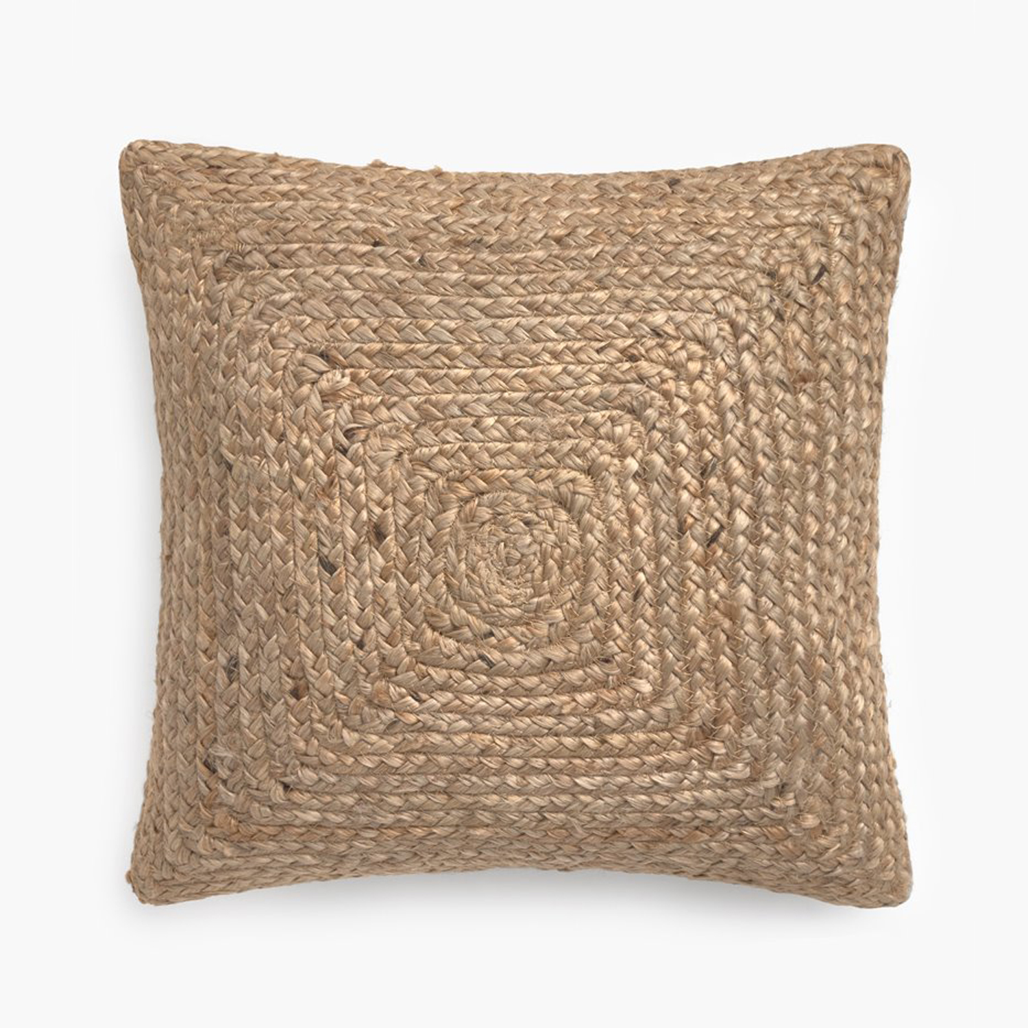 FUNDA COJÍN CALMA HOUSE YUTE URAL 60 X 60 CM CAFÉ - 1