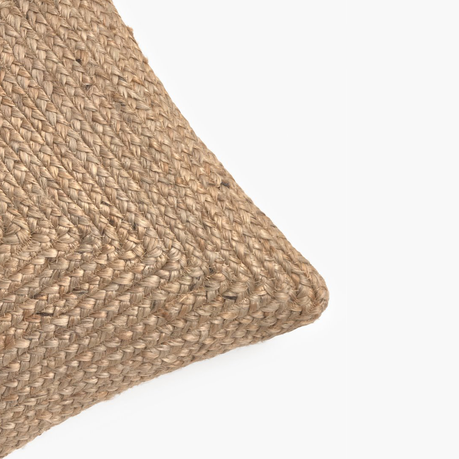 FUNDA COJÍN CALMA HOUSE YUTE URAL 60 X 30 CM CAFÉ - 3