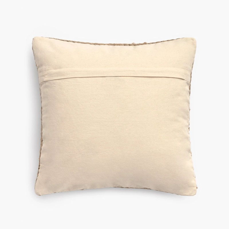 FUNDA COJÍN CALMA HOUSE YUTE URAL 45 X 45 CM CAFÉ - 3