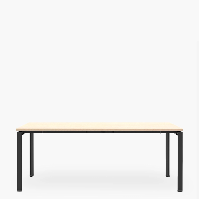 ESCRITORIO FORM OFFICE METÁLICO CUBIERTA MADERA NEO 200X70 METAL - 1