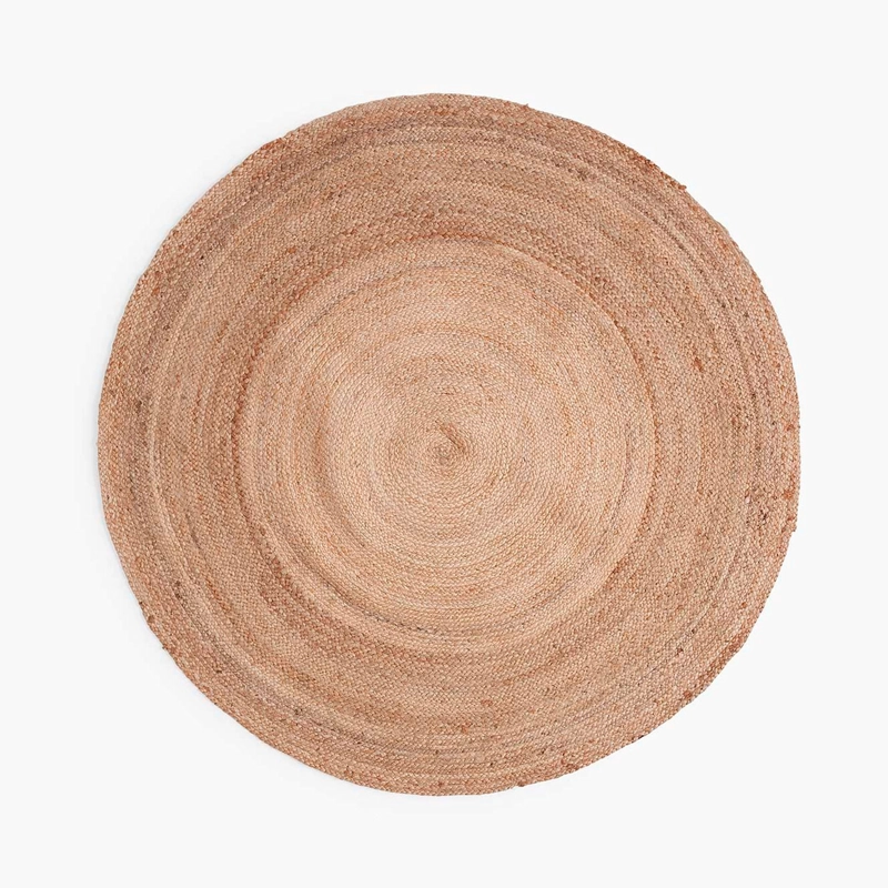 ALFOMBRA CALMA HOUSE YUTE URAL DIAM 100 NATURAL 120 X 120 CM - 1