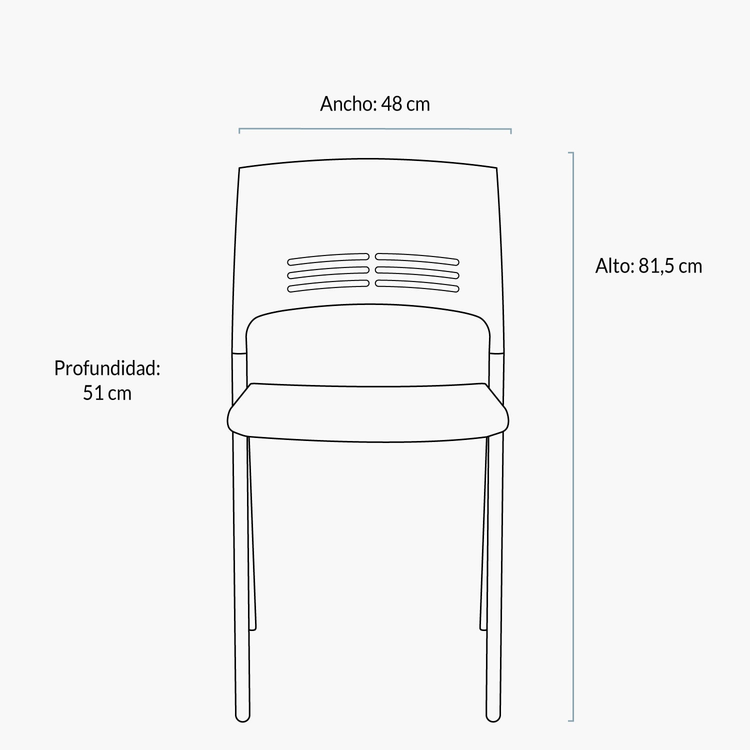 SILLA FORM OFFICE VISITA - 5