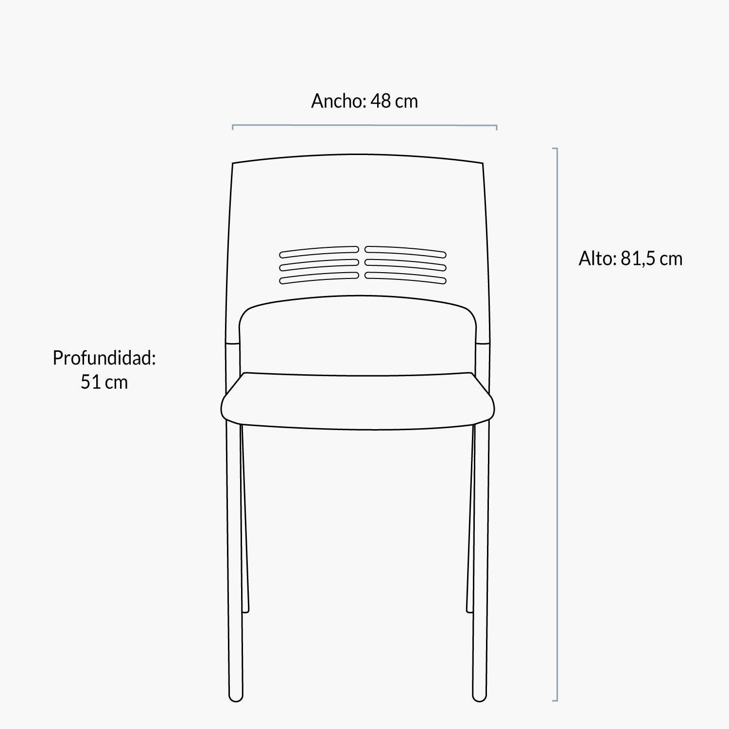 SILLA FORM OFFICE VISITA - 6