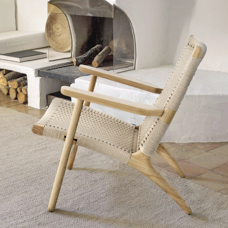BUTACA FORM DESIGN DANESA WEGNER 1 CUERPO CAFE RÉPLICA - 9