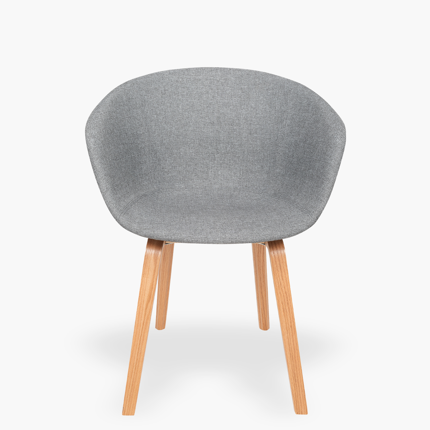 SILLA FORM DESIGN GAUDÍ TAP BASE 1 CUERPO MADERA GRIS CLARO - 1