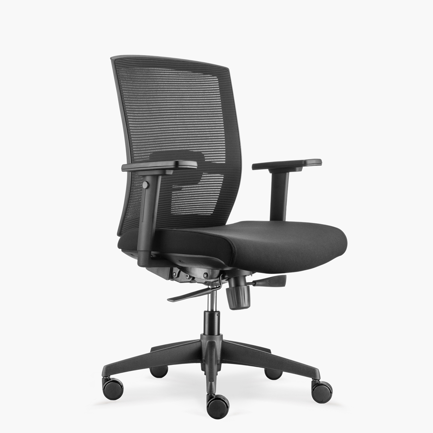 SILLA ESCRITORIO FORM OFFICE NEGRO TAYLOR - 3