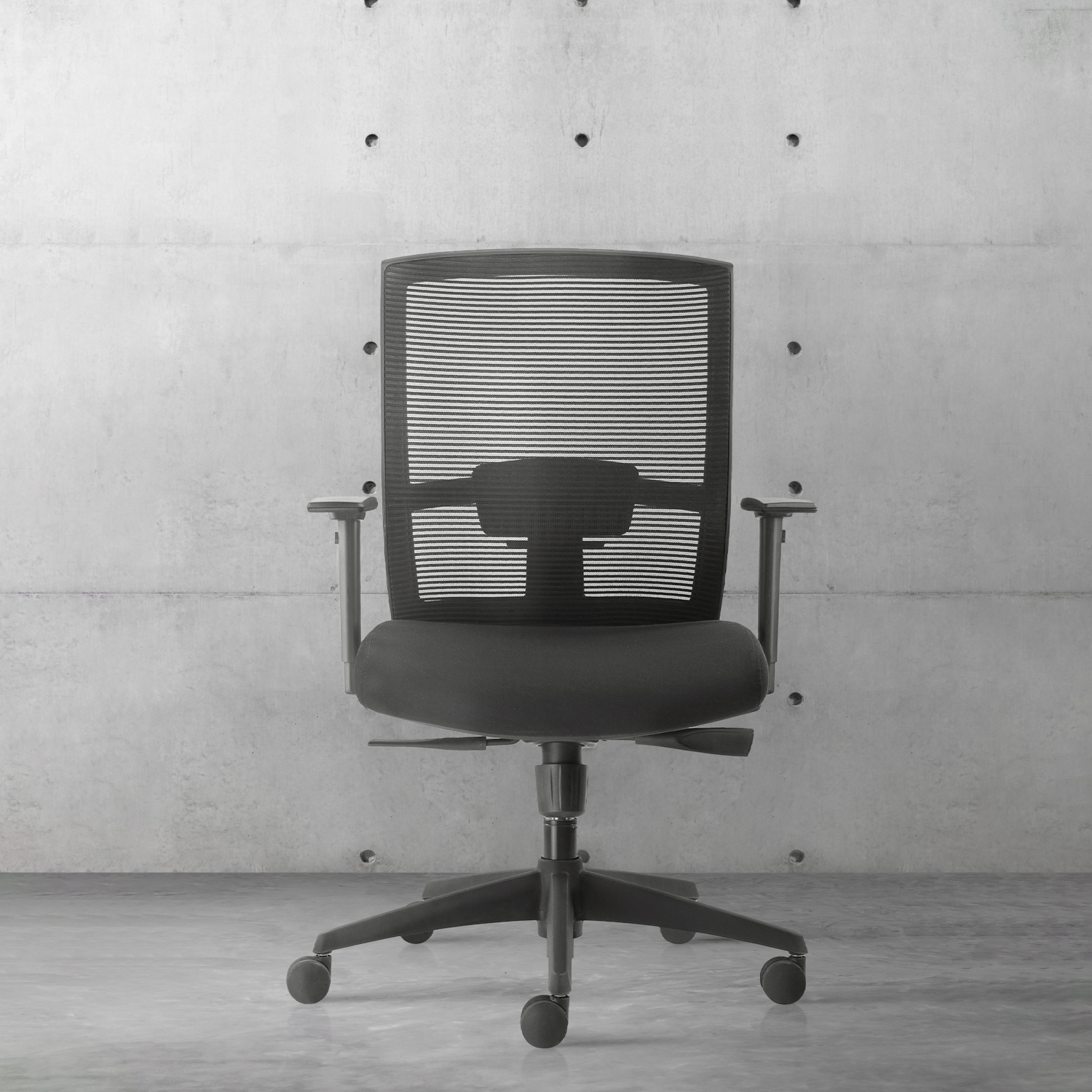 SILLA ESCRITORIO FORM OFFICE NEGRO TAYLOR - 7