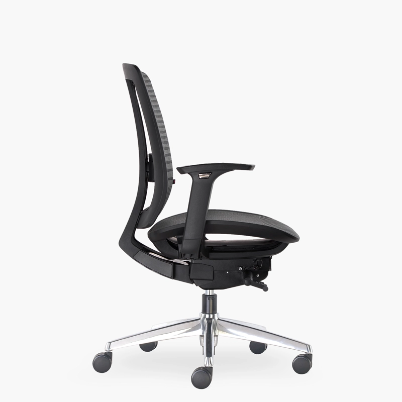 SILLA ESCRITORIO FORM OFFICE GRIS AIR OSCURO - 4