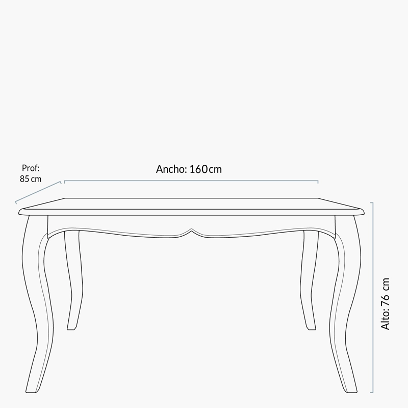 MESA COMEDOR FORM DESIGN OLMO NATURAL 160 MADERA - 5