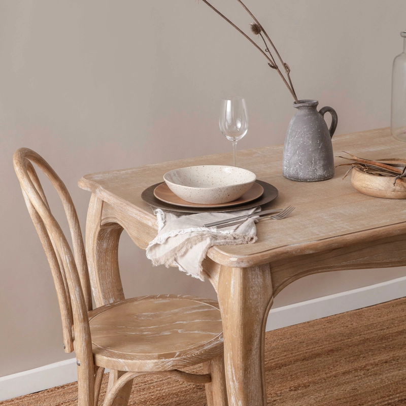MESA COMEDOR FORM DESIGN OLMO NATURAL 160 MADERA - 6