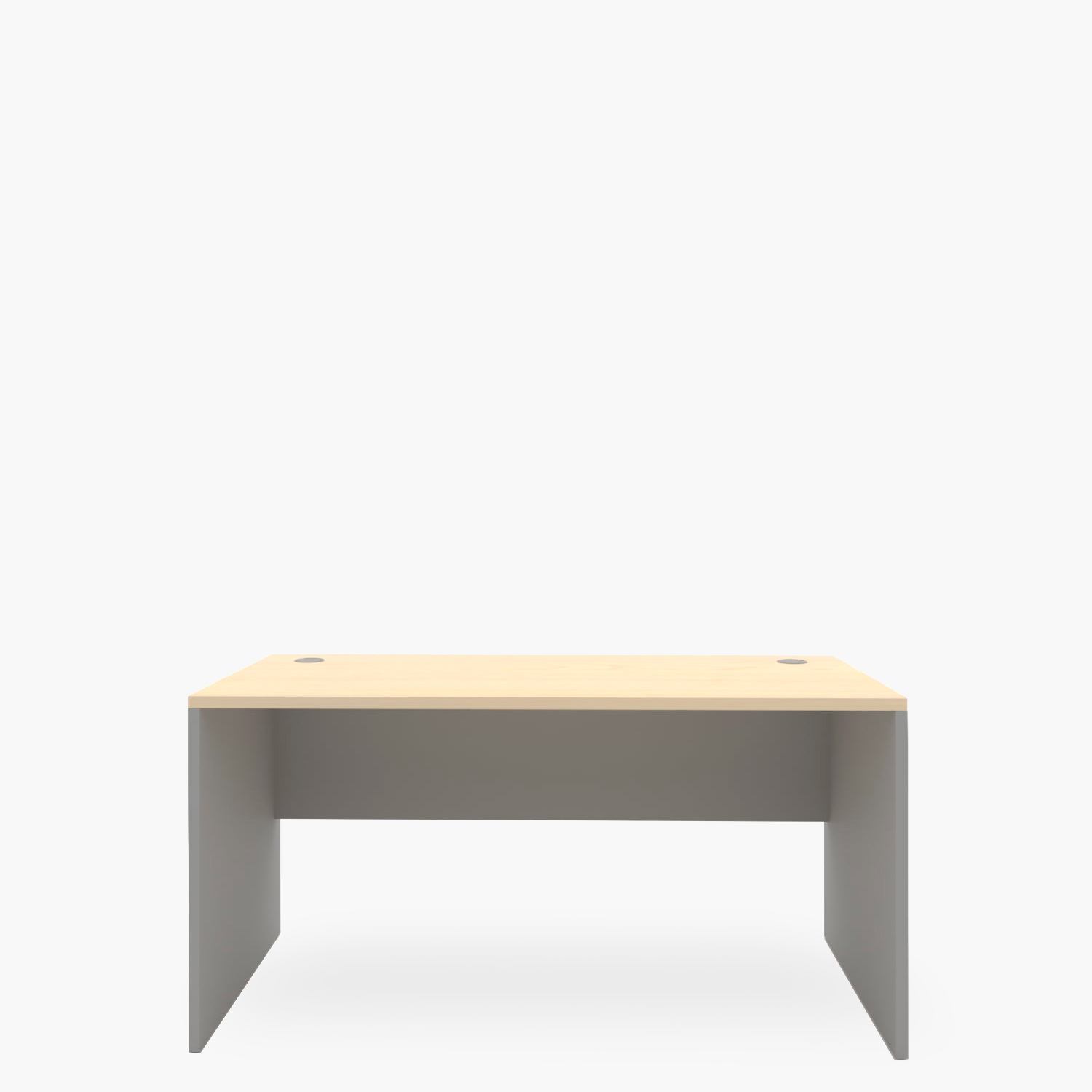 MESA OFICINA ESCRITORIO MELAMINA 150X70 FORM - 1