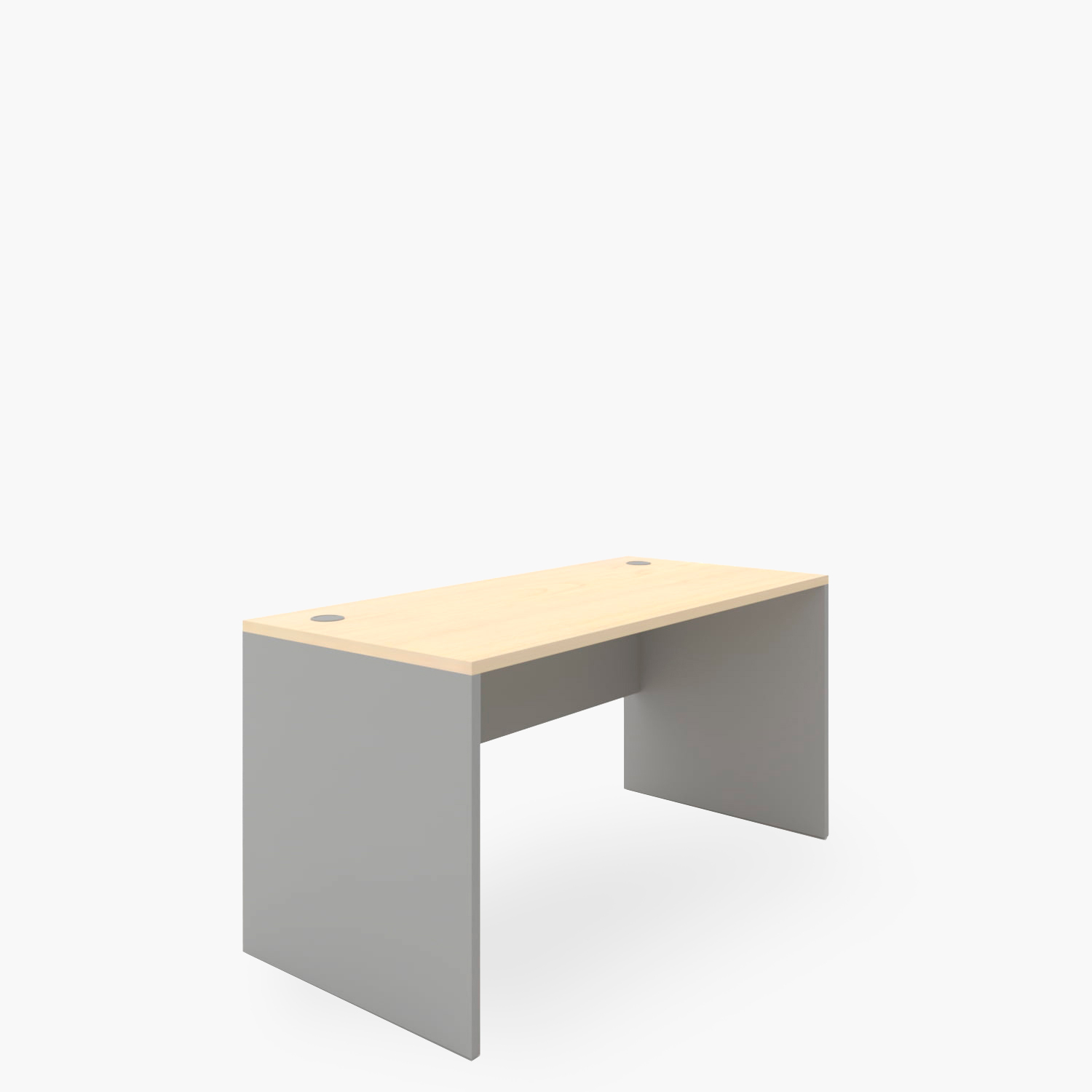 MESA OFICINA ESCRITORIO MELAMINA 150X70 FORM - 2