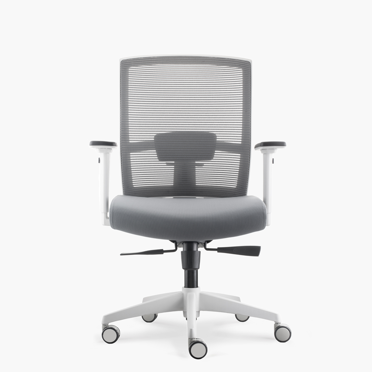 SILLA ESCRITORIO FORM OFFICE GRIS CLARO TAYLOR PRO - 1