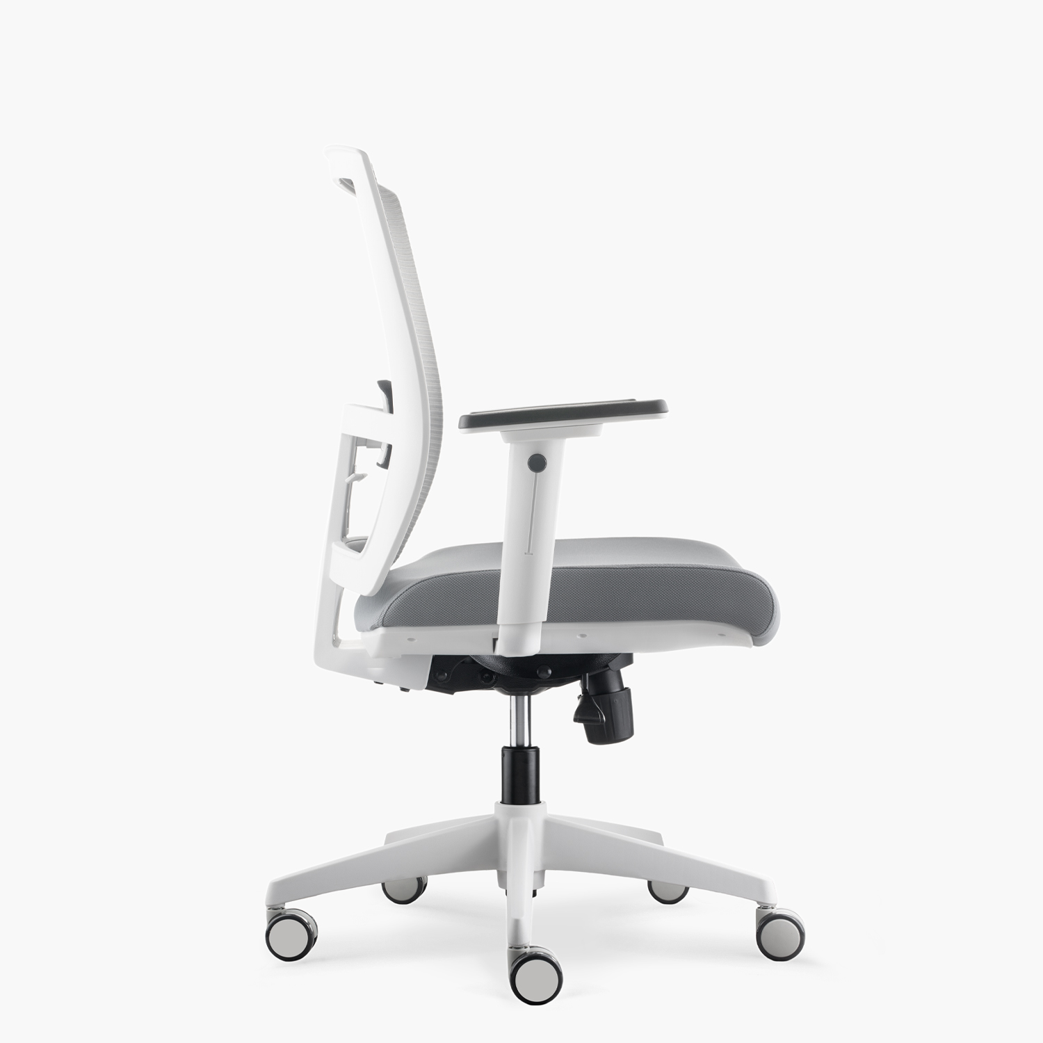 SILLA ESCRITORIO FORM OFFICE GRIS CLARO TAYLOR PRO - 4