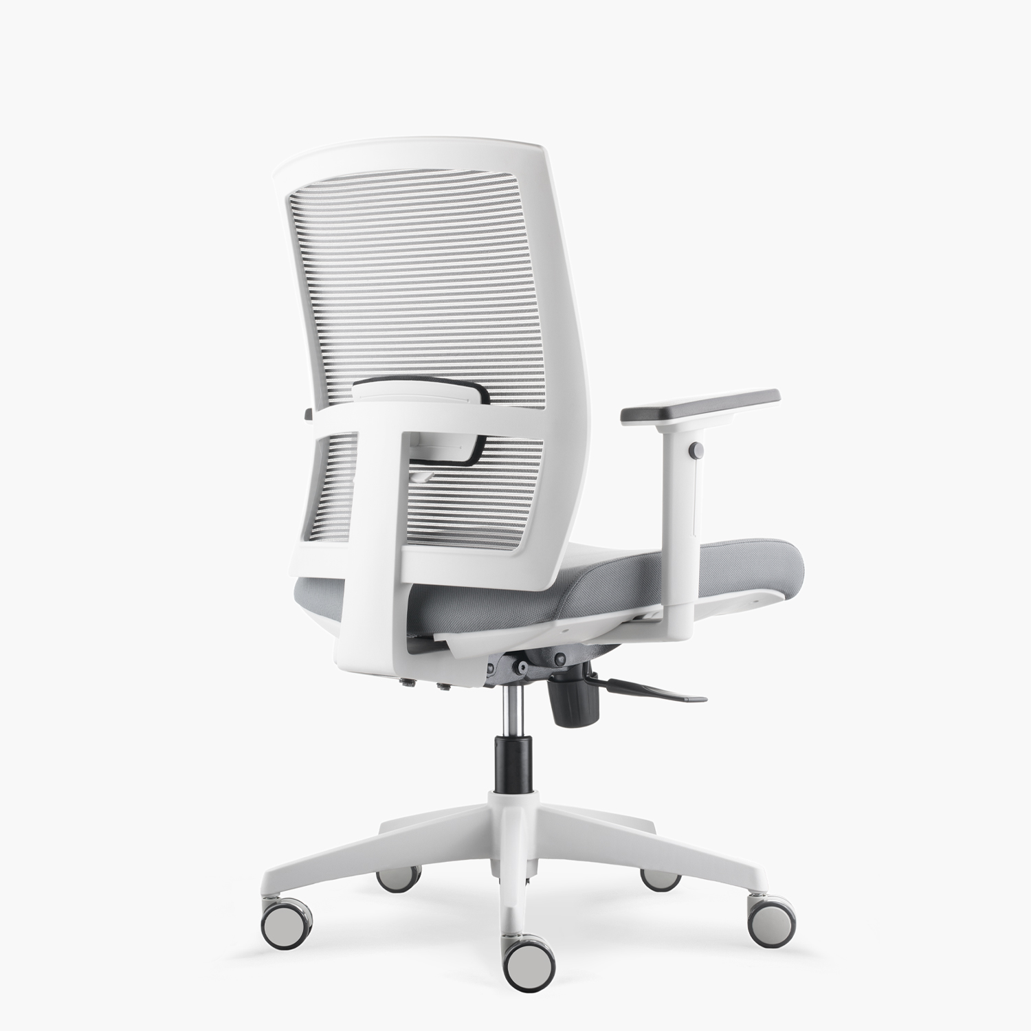 SILLA ESCRITORIO FORM OFFICE GRIS CLARO TAYLOR PRO - 5