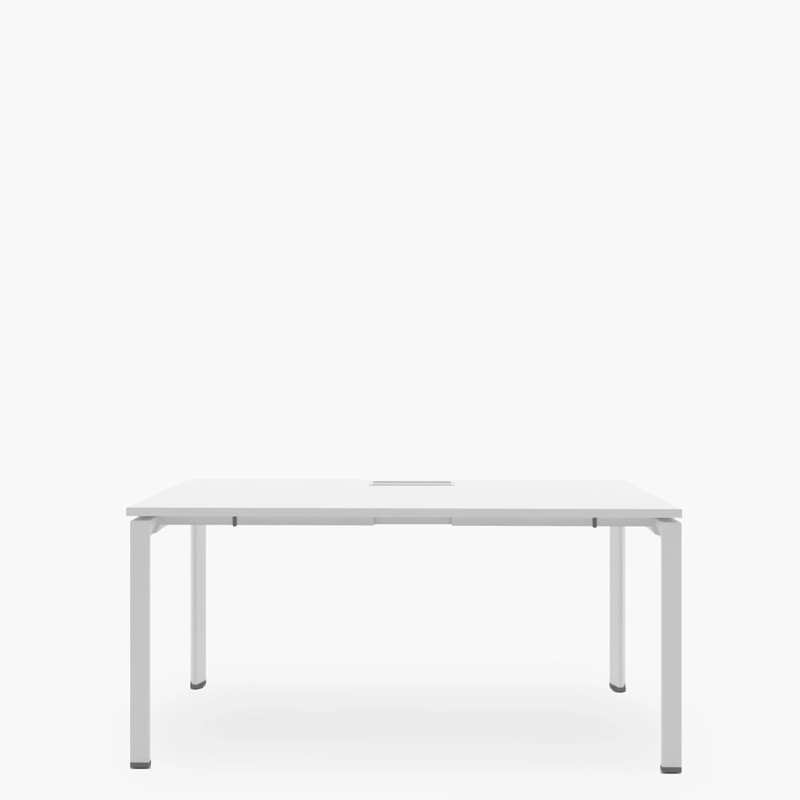 ESCRITORIO FORM OFFICE NEO CON PASACABLES 160X70 METAL - 1