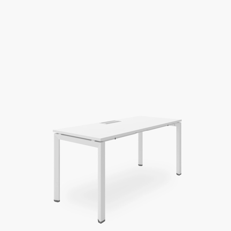 ESCRITORIO FORM OFFICE NEO CON PASACABLES 160X70 METAL - 2